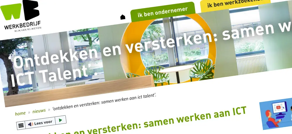 Ontdekken en versterken: samen werken aan ICT Talent