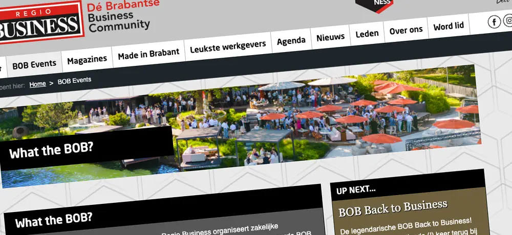 BOB Back to business bij Auberge du Bonheur